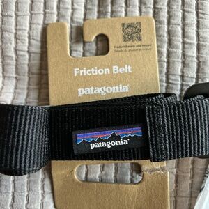PATAGONIA Friction Belt Black nylon unisex one size NEW